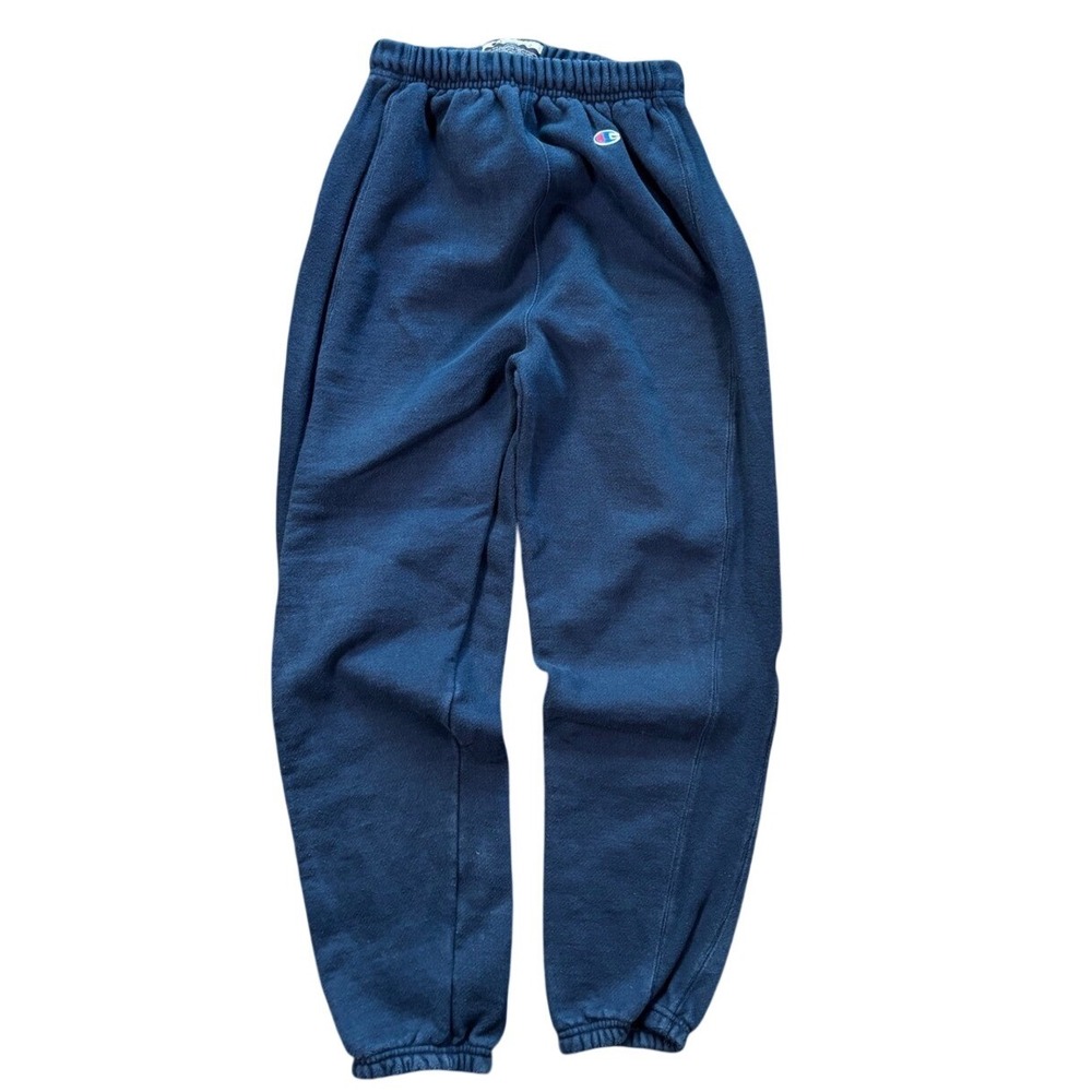 Vintage 90's 00's Navy Blue Champion Reverse Weave Sweat Pants Joggers Size S